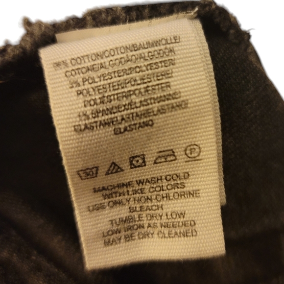 Free People Black Denim High Waist Jeans w/ Raw Hem & Slit Detail, 32, - Picture 6 of 7